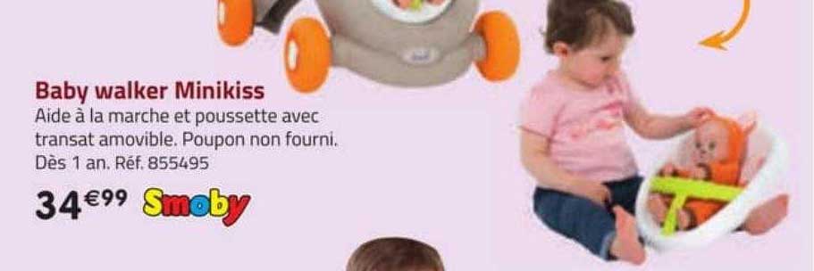 baby walker minikiss smoby