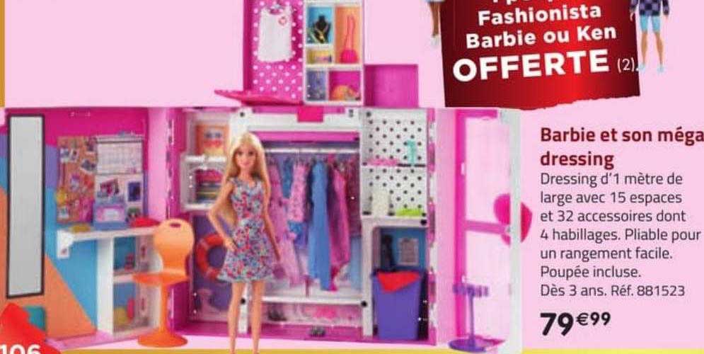 Barbie Et Son Méga Dressing