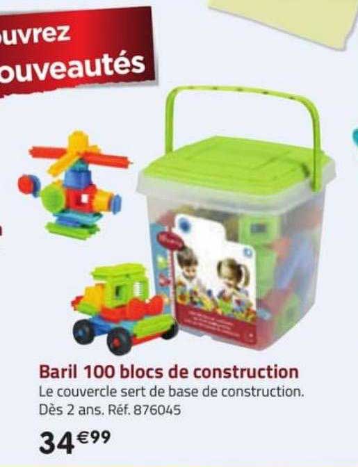 baril 100 blocs de construction bloomy