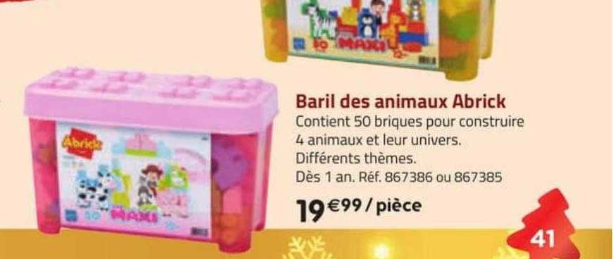 baril des animaux abrick
