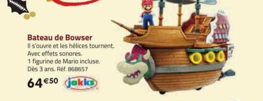 bateau de bowser jakks