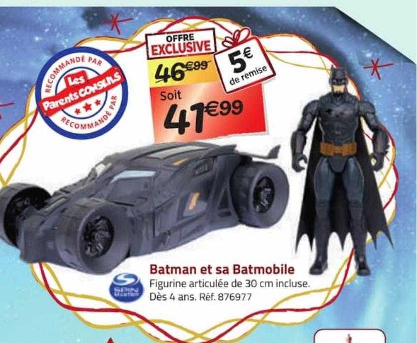 batman et sa batmobile spin master