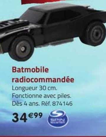 batmobile radiocommandée spin master