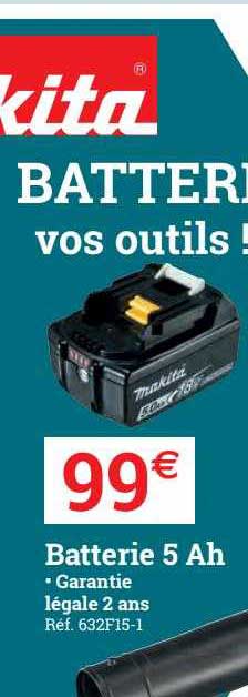 Batterie 5ah  Makita