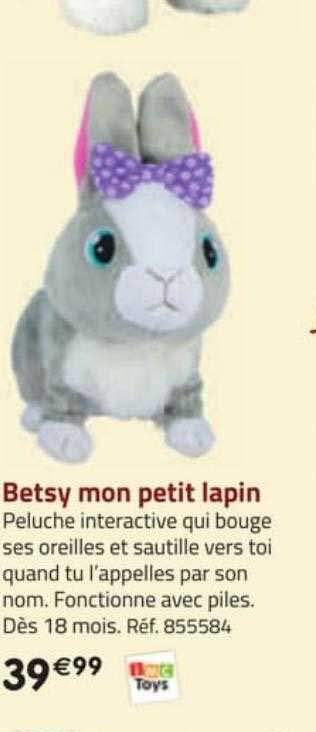 betsy mon petit lapin imc toys