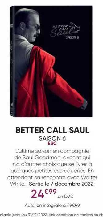 better call saul saison 6 esc