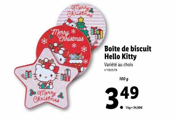 boîte de biscuit hello kitty