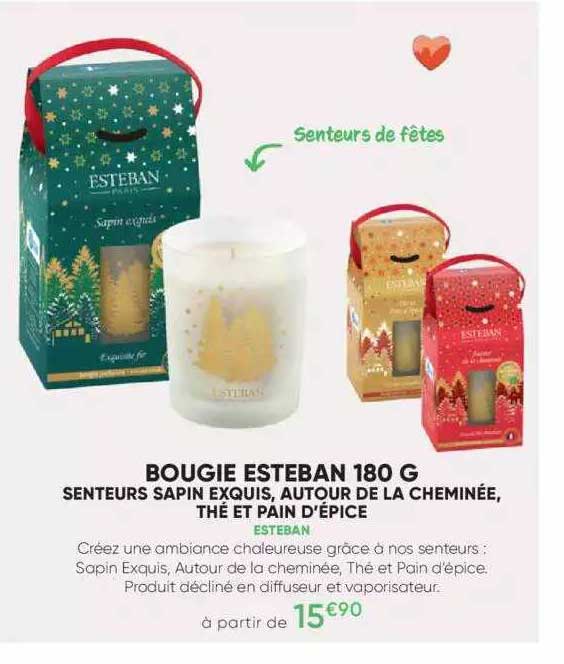 bougie esteban 180 g