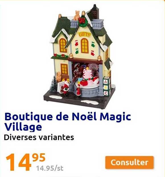 boutique de noël magic village