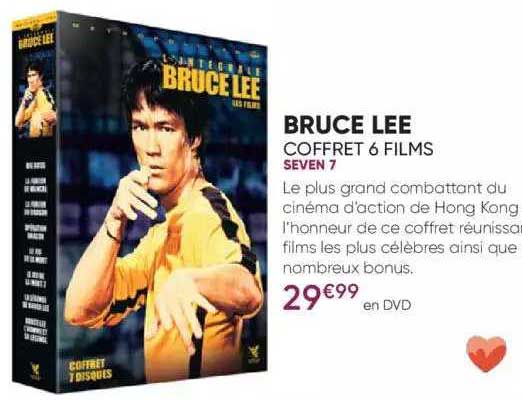 Bruce Lee Coffret 6 Films - Seven 7