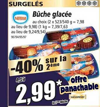 Bûche Glacée Nestlé