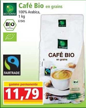 Café Bio En Grains Bio Sonne