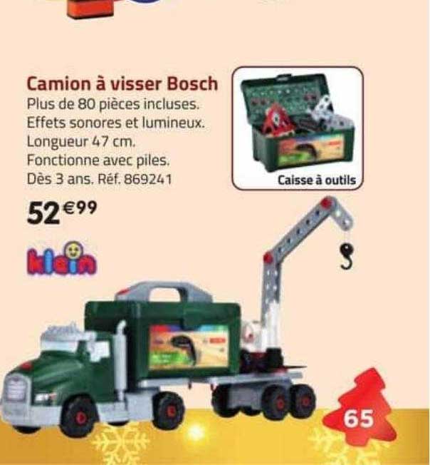 camion à visser bosch klein