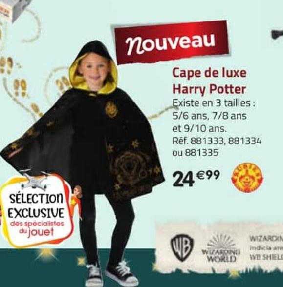 cape de luxe harry potter
