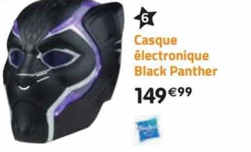 casque électronique black panther hasbro