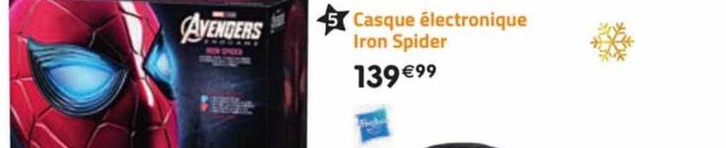 casque électronique iron spider hasbro