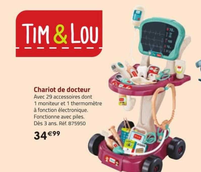 chariot de docteur tim & lou