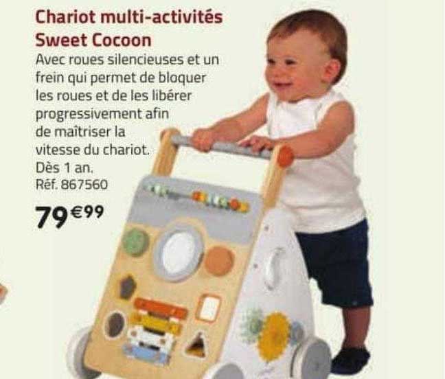 chariot multi-activités sweet cocoon