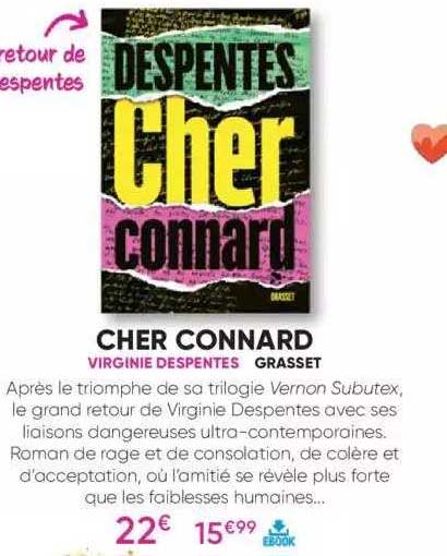 cher connard - virginie despentes
