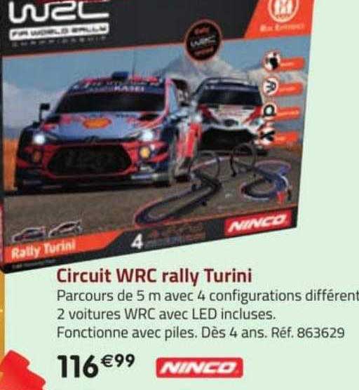 circuit wrc rally turini ninco