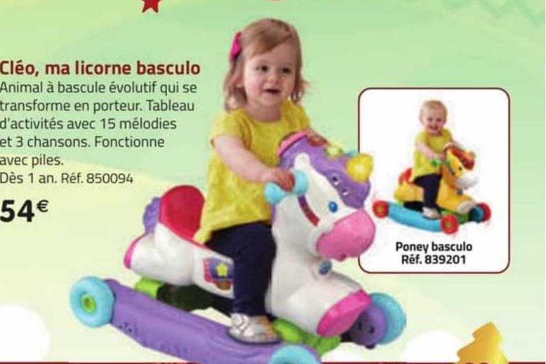 cléo, ma licorne basculo