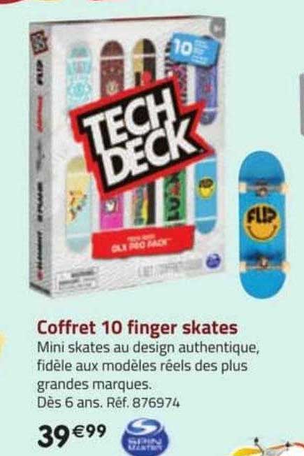 coffret 10 finger skates spin master