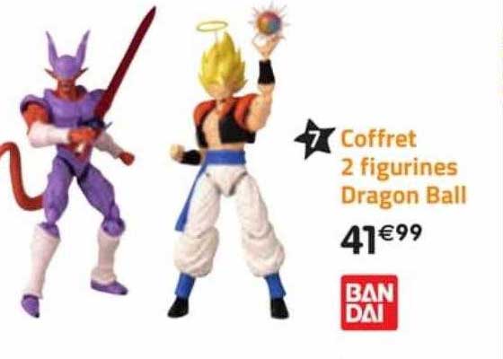 coffret 2 figurines dragon ball bandai