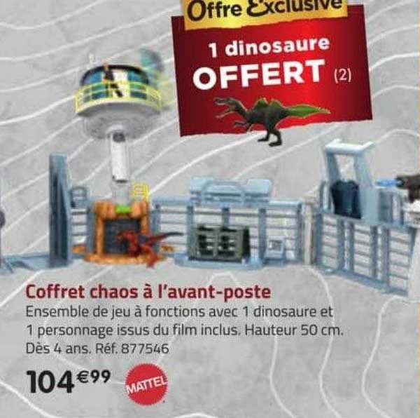coffret chaos à l'avant-poste mattel