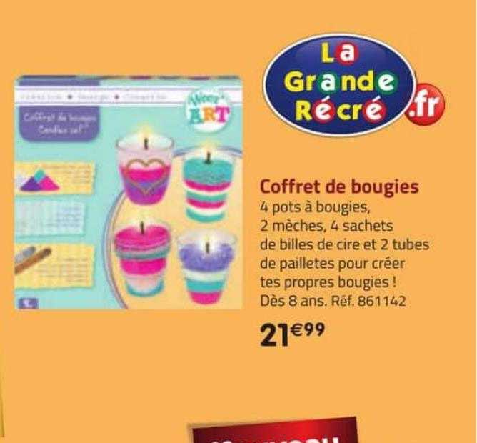 coffret de bougies wooz art