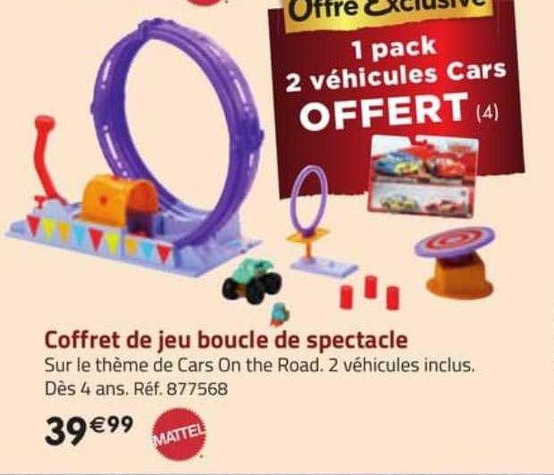 coffret de jeu boucle de spectacle mattel