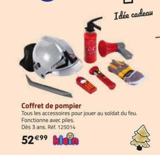 coffret de pompier klein