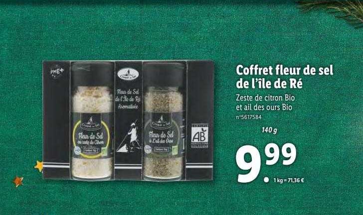 coffret fleur de sel de l'île de ré
