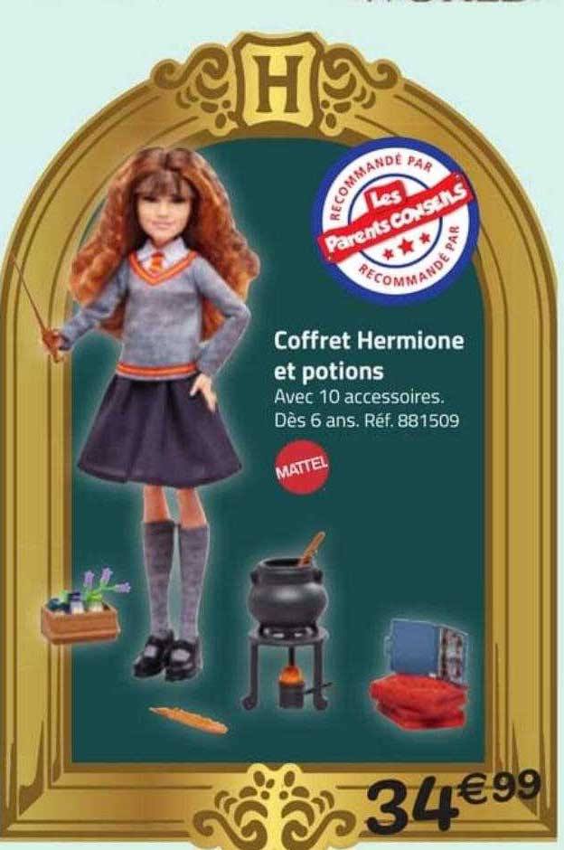 coffret hermione et potions mattel