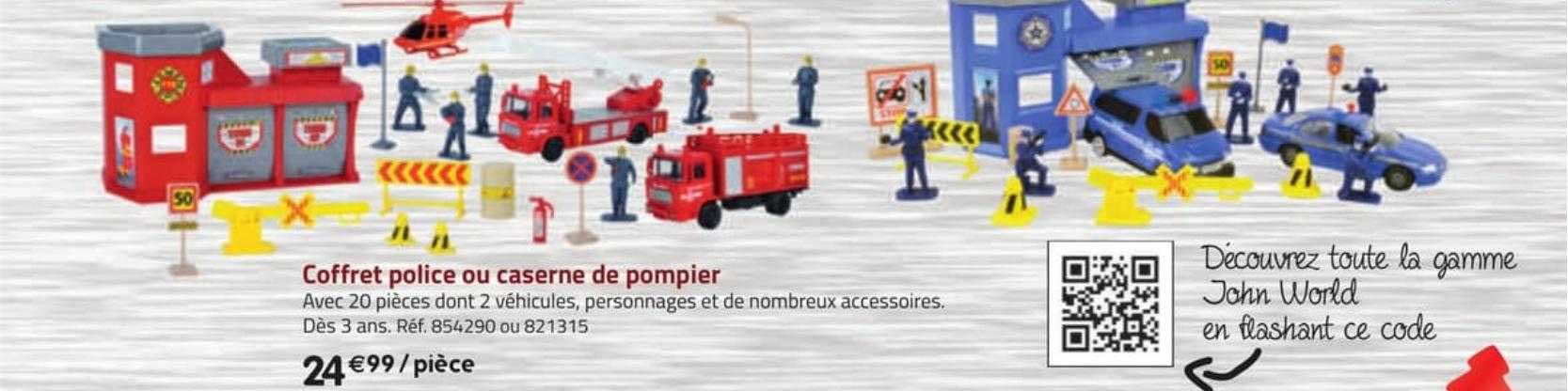 coffret police ou caserne de pompier