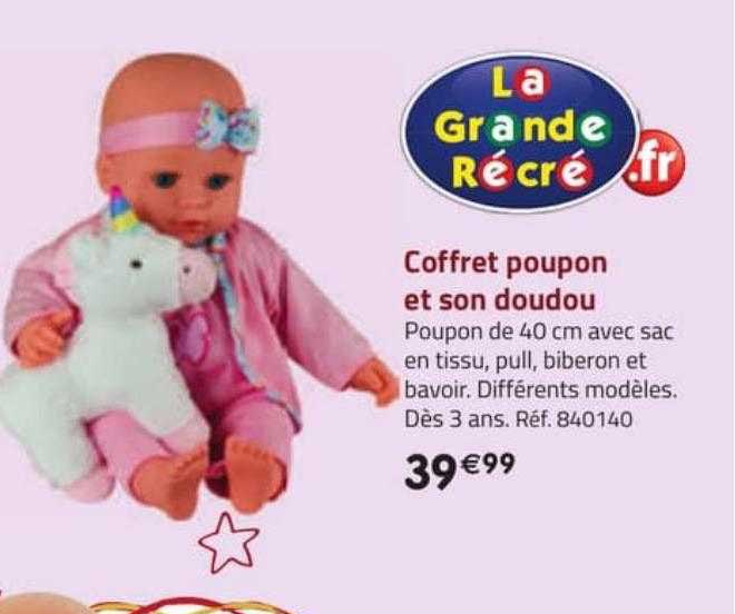 Coffret Poupon Et Son Doudou