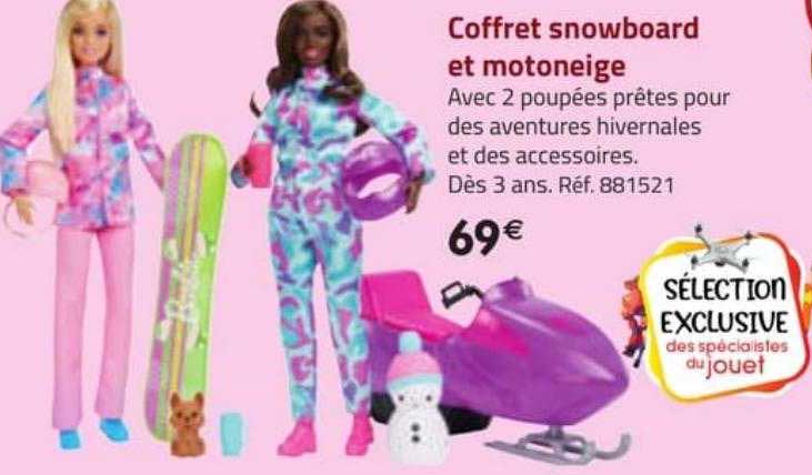 coffret snowboard et motoneige