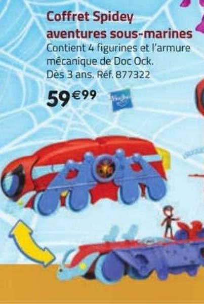 coffret spidey aventures sous-marines hasbro