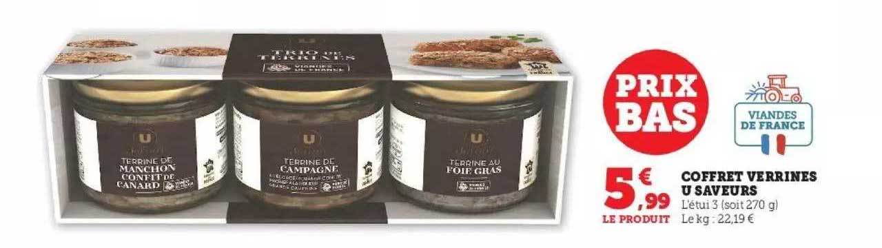 Coffret Verrines U Saveurs