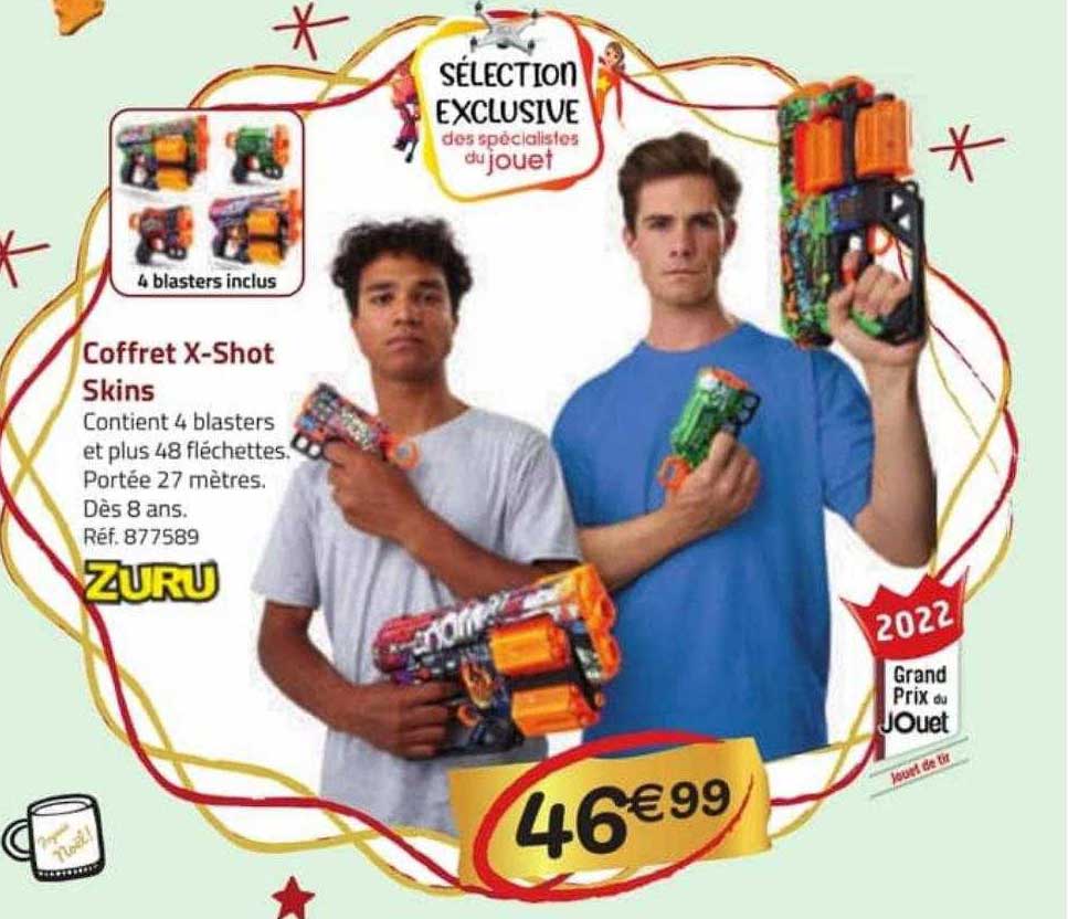 coffret x-shot skins zuru