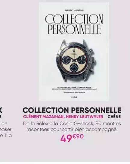 collection personnelle - clément mazzarian, henry leutwyler - chêne