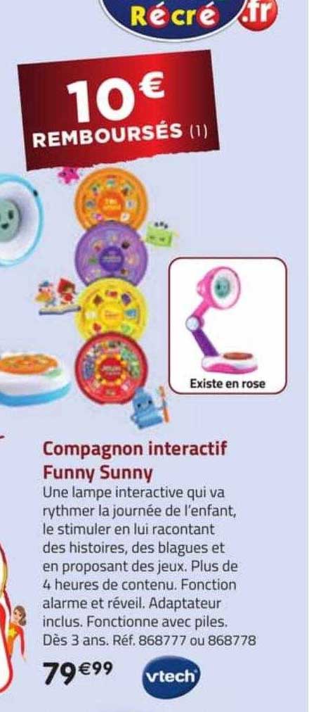 compagnon interactif funny sunny vtech