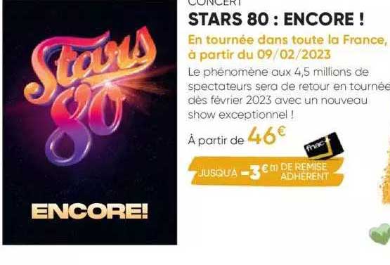 concert stars 80 : encore !