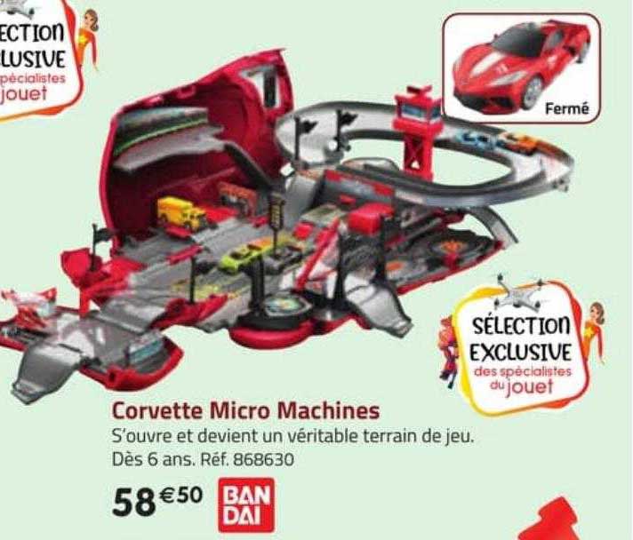 corvette micro machines bandai