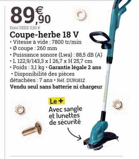 coupe-herbe 18v