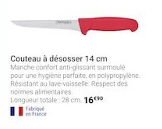 couteau à désosser 14 cm