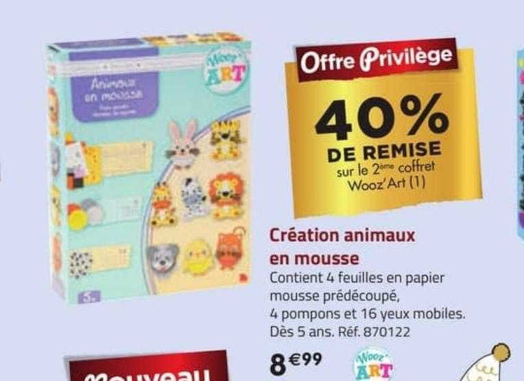 création animaux en mousse wooz art