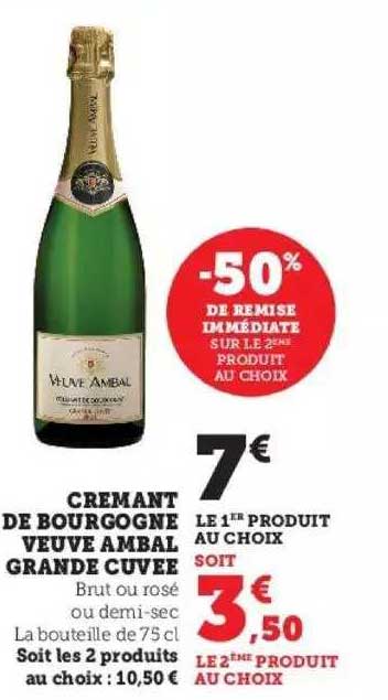 crémant de bourgogne veuve ambal grande cuvée