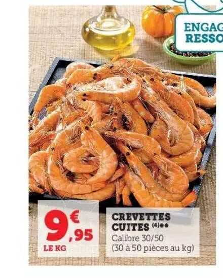 Crevettes Cuites