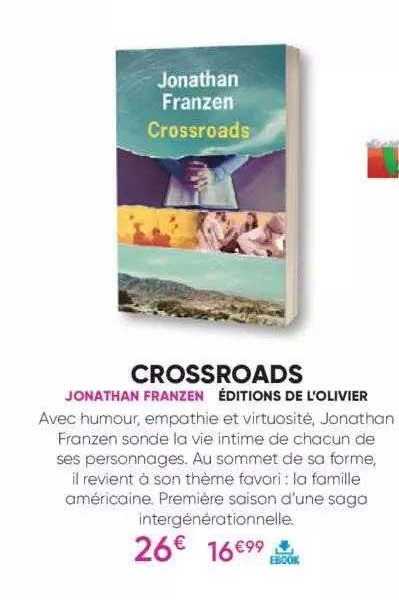 crossroads - jonathan franzen - éditions de l'olivier