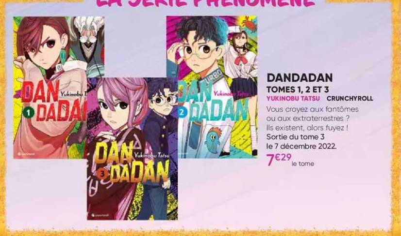 dandadan - tomes 1, 2 et 3 yukinobu tatsu - crunchyroll